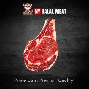 Ribeye Steak with bone Halal Meat Order Butcher and Delivery-min