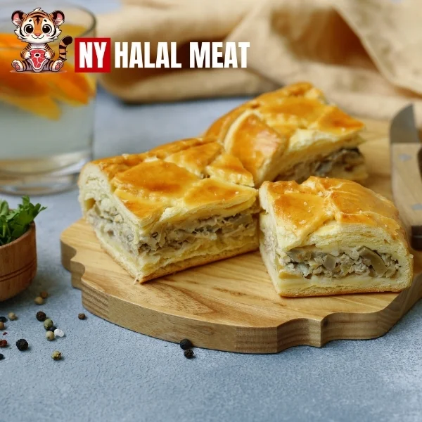 Chicken & Mushroom Puff Pie