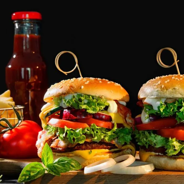 Fast food meat evolution Meat in fast food Plant-based meat alternatives Fast food burger history Meat options in fast food Sustainable fast food meat Lab-grown meat fast food Healthy fast food meat choices Fast food chicken sandwiches Processed meats in fast food