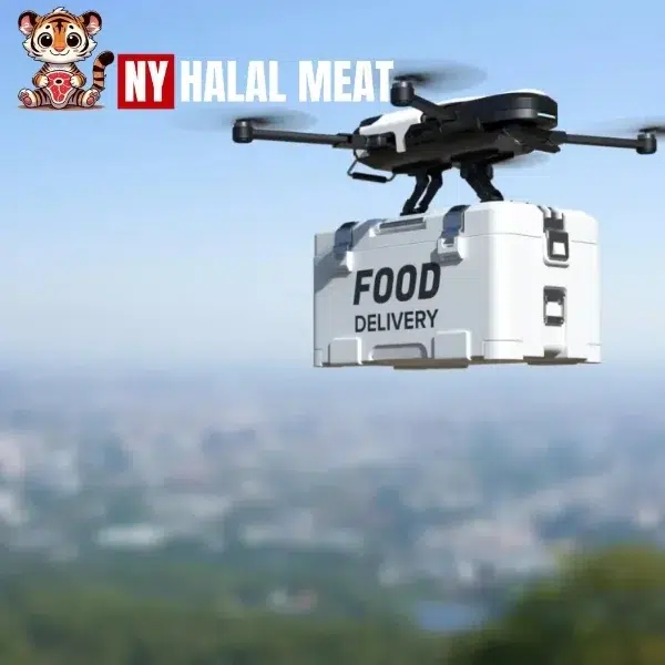 Meat Delivery: Drone Drops and Autonomous Vehicles